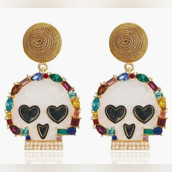 Sugar Skull Earrings - Picture 5 of 13